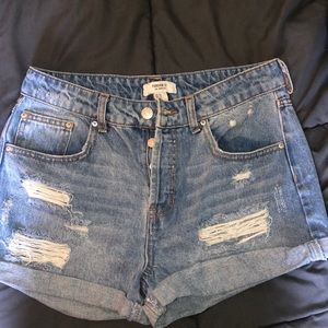 FOREVER 21 HIGH WAISTED SHORTS